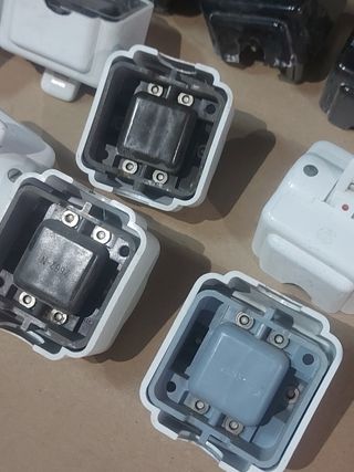 Interruptores Antiguos. Vintage, decor. industrial