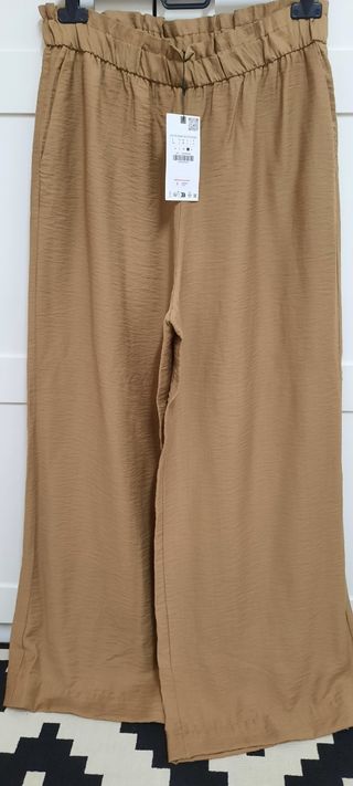 Pantalón fluido mujer talla L