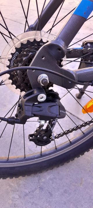 Bicicleta Rockrider gris
