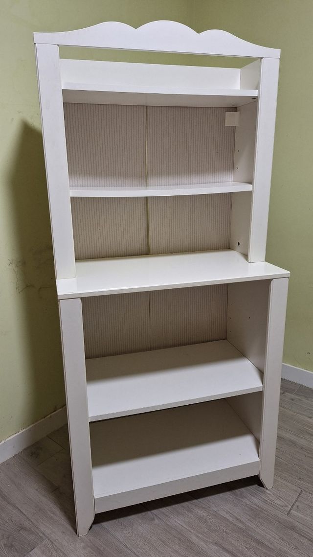 Estantería cambiador blanca