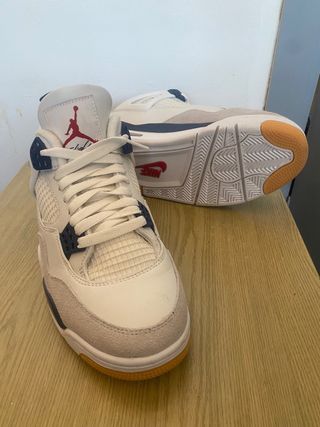 Zapatillas Nike Air Jordan 4 Beige/Blanco