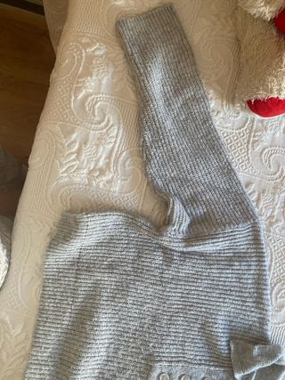 Jersey gris con botones