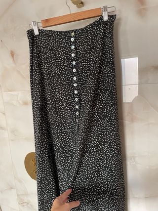 Falda larga de puntos M/L