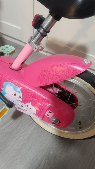 Bicicleta infantil rosa Decathlon
