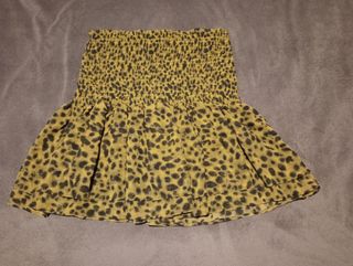 Falda H&M Animal Print Talla L