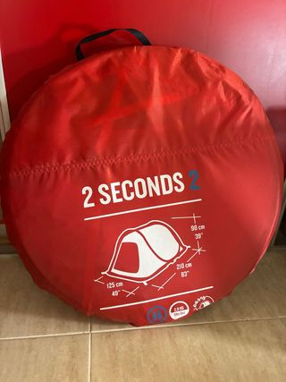 Tienda de campaña 2 segundos