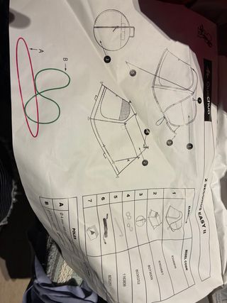 Tienda de campaña 2 segundos