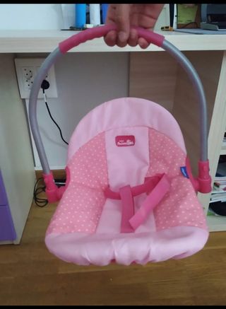 Trona y Silla para Muñeca - Rosa