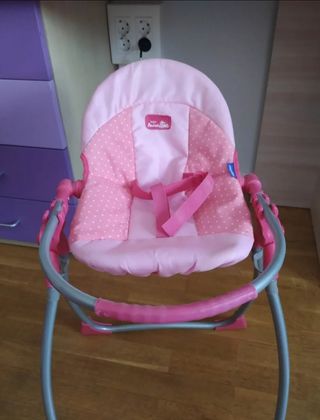 Trona y Silla para Muñeca - Rosa