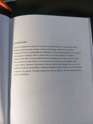 Mi pequeño libro de latín y griego