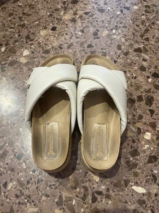 Sandalias blancas plataforma