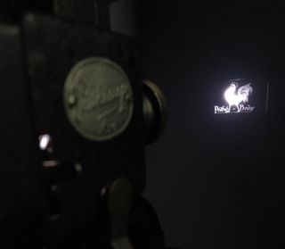 Proyector antiguo de cine Pathé Kid 9,5mm.