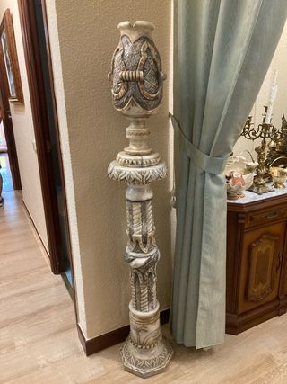 Adorno de mármol estilo lámpara