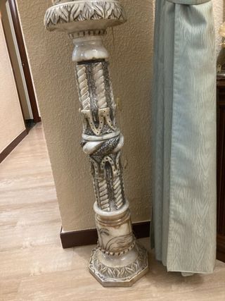 Adorno de mármol estilo lámpara