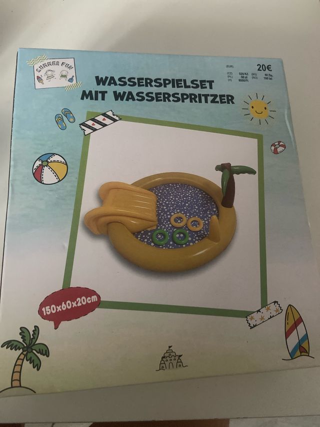 Piscina hinchable infantil con accesorios