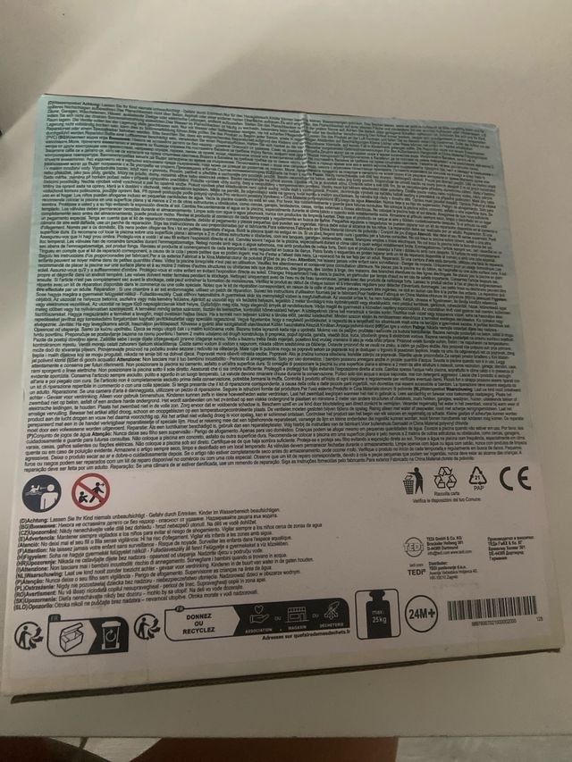 Piscina hinchable infantil con accesorios