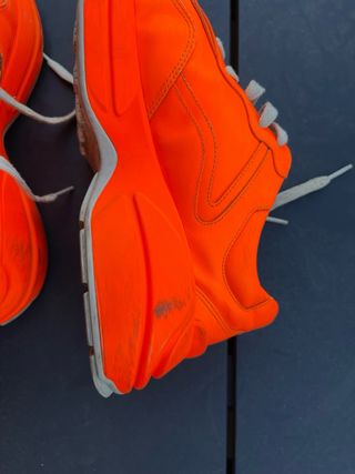 Zapatillas Gucci Naranja Cuero