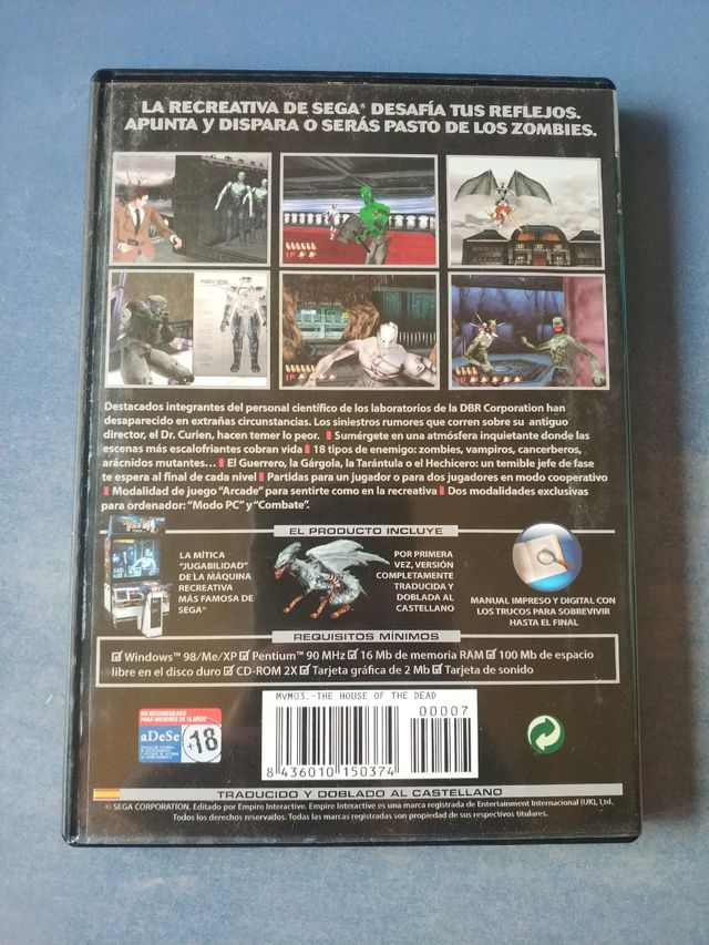 La casa dei morti PC SEGA