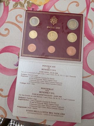 Carpetas Monedas Vaticano 2013, 2015, 2008