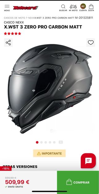 Casco Nexx X Wst 3 Zero Pro Carbon