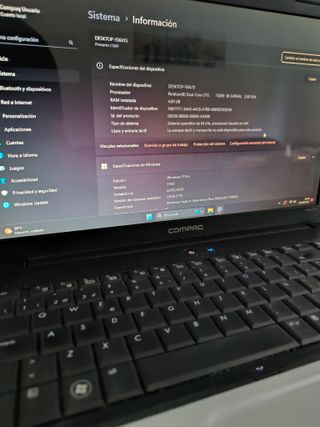 PC HP COMPAQ - W11 PRO – 4GB RAM + 128GB SSD