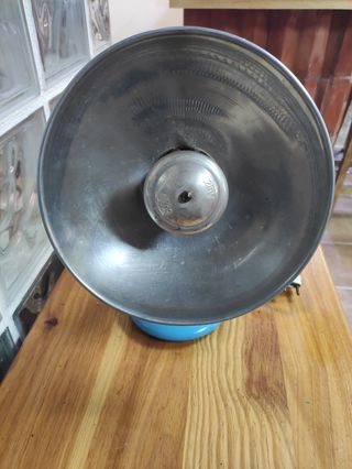 Lámpara de escritorio azul vintage años 70