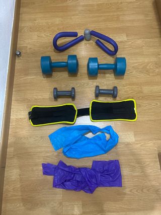 Conjunto Fitness: Pesas y Bandas