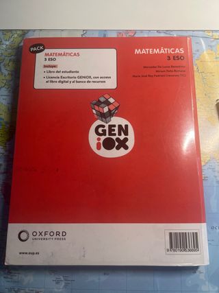 Matemáticas 3º ESO. Libro del estudiante. GENiOX