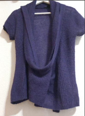 Chaqueta corta morada