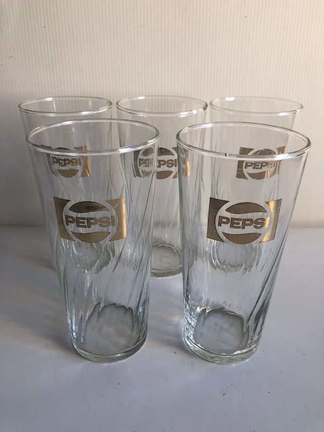 Vasos de PEPSI serigrafiados en dorado