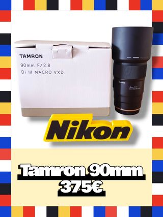 Tamron 90mm f/2.8 Di III MACRO para Nikon Z