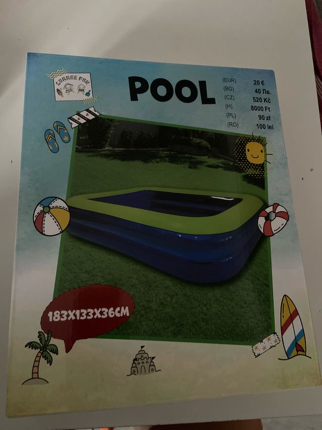 Piscina inflable familiar 183x133x36cm