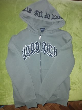 Sudadera Hoodrich Verde Oliva Talla S