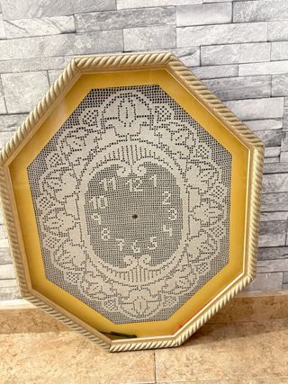 Reloj de adorno octogonal