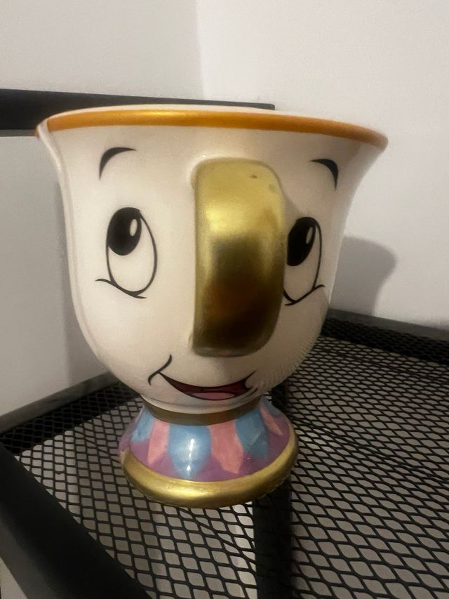 Figuras Bella y Bestia: Chip y Sra. Potts