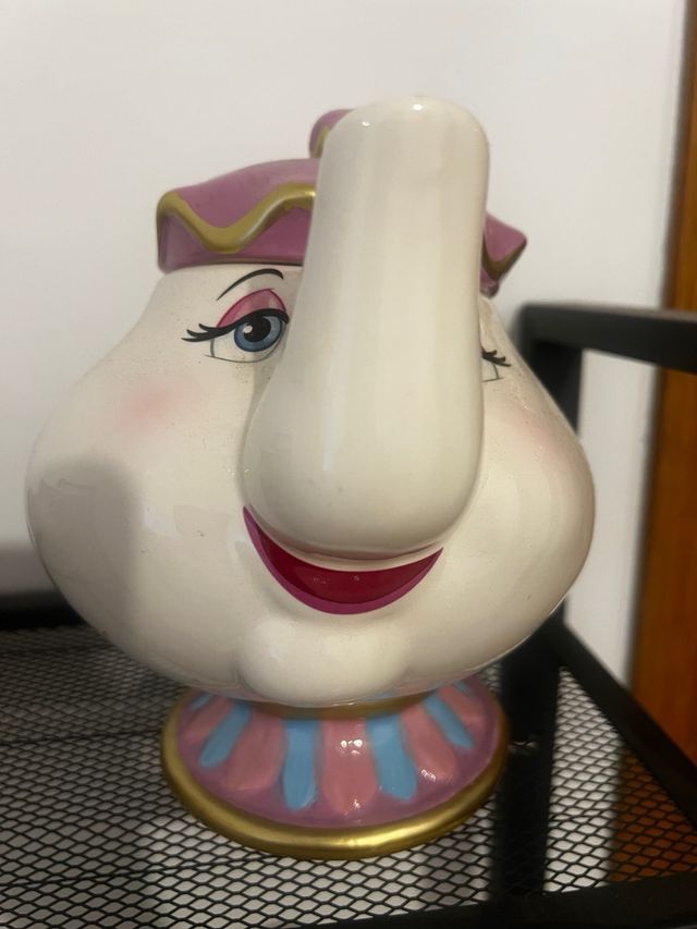 Figuras Bella y Bestia: Chip y Sra. Potts