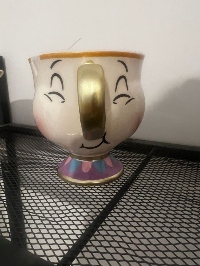 Figuras Bella y Bestia: Chip y Sra. Potts