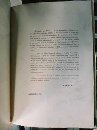 Catálogos Amal, IRZ Originales Clásicas