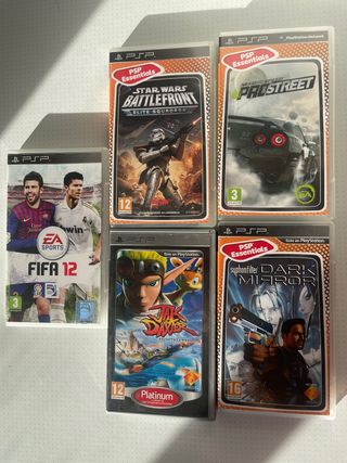 juegos de PSPS, se venden todos juntos.