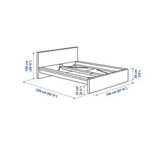 Cama Malm Ikea Blanca