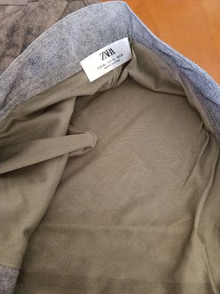 Bañador Zara Jaspeado Gris Oscuro