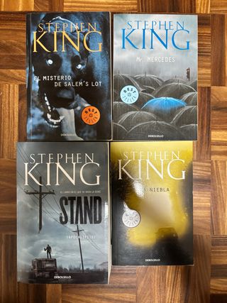 cuatro libros de Stephen King
