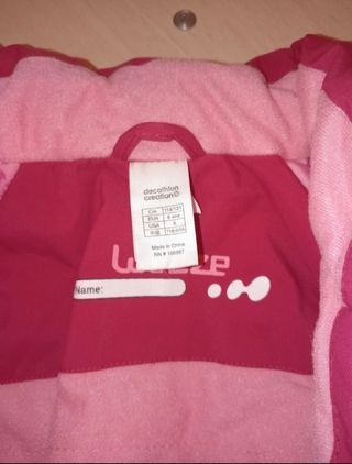 Mono de nieve para niña 6 años