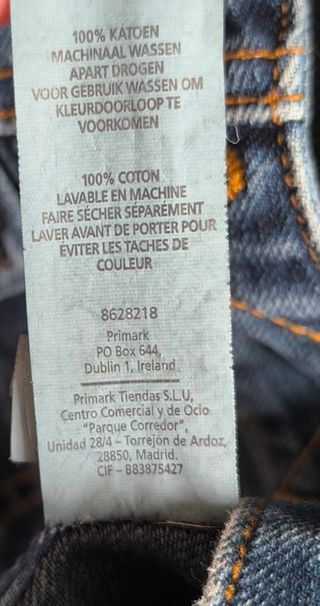 Chaqueta Vaquera Talla S