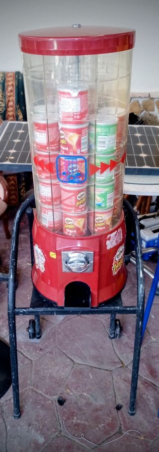100€OFERTA!!!Máquina Expendedora patatas Pringles 