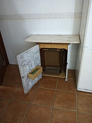 Máquina de coser marca "Singer" antigua totalmente