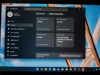 Portátil Dell Vostro 3420 i5 11ª Gen 16GB 256GB