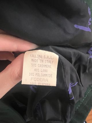 Giacca vintage donna IVORY in cashmere e lana