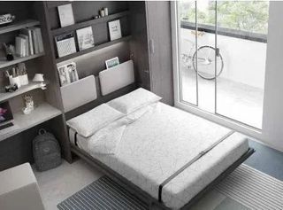 CAMA ABATIBLE VERTICAL MATRIMONIO MOOD COLOR 62