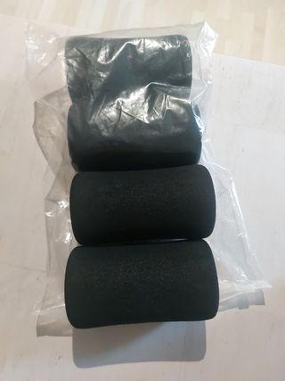 4 Esponjas para rodillos  para Banco de Pesas